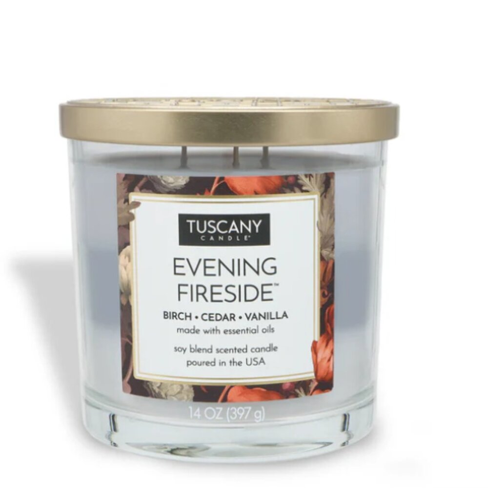 TUSCANY - Evening Fireside Scented Candle - High intensity